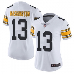 Nike Steelers #13 James Washington White Womens Stitched NFL Vapor Untouchable Limited Jersey