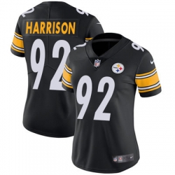 Nike Steelers #92 James Harrison Black Team Color Womens Stitched NFL Vapor Untouchable Limited Jersey