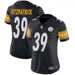 Steelers #39 Minkah Fitzpatrick Black Team Color Women Stitched Football Vapor Untouchable Limited Jersey