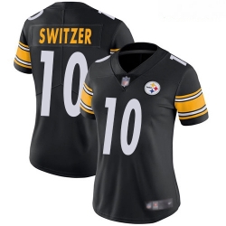 Women Nike Pittsburgh Steelers #10 Ryan Switzer Limited Home Black Jersey