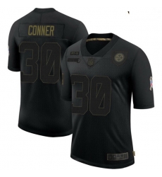 Youth Pittsburgh Steelers James Conner Black Limited 2020 Salute To Service Jersey