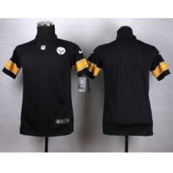 nike youth nfl jerseys pittsburgh steelers blank black[nike]