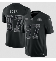 Men San Francisco 49ers  97 Nick Bosa Black F U S E  2026 Salute to Service Limited Stitched Football Jersey