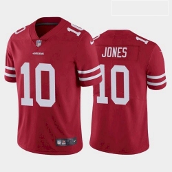 Men San Francisco 49ers Mac Jones Red 2021 Draft Jersey