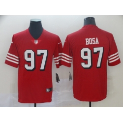 Men's San Francisco 49ers Nick Bosa 97 Red Nike Scarlet Player Limited Jersey