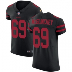 Nike 49ers #69 Mike McGlinchey Black Alternate Mens Stitched NFL Vapor Untouchable Elite Jersey