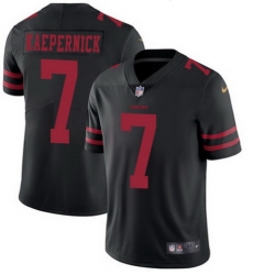 Nike 49ers 7 Colin Kaepernick Black Vapor Untouchable Limited Jersey