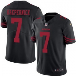 Nike 49ers #7 Colin Kaepernick Black Youth Stitched NFL Limited Rush Jersey