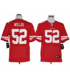 Nike San Francisco 49ers 52 Patrick Willis Red Elite NFL Jersey