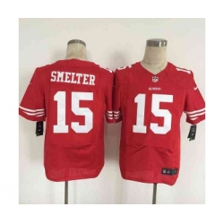 nike nfl jerseys san francisco 49ers 15 smelter red[Elite][smelter]