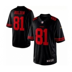 nike nfl jerseys san francisco 49ers 81 boldin black[nike limited]