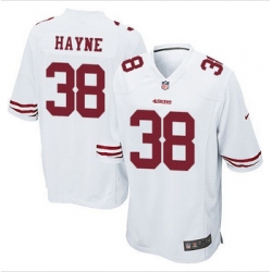 Youth NEW 49ers #38 Jarryd Hayne White Stitched NFL Elite Jersey