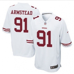 Youth NEW 49ers #91 Arik Armstead White Stitched NFL Elite Jersey