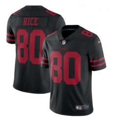 Youth Nike San Francisco 49ers 80 Jerry Rice Elite Black NFL Jersey