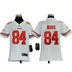 Youth Nike San Francisco 49ers 84 Randy Moss White Nike NFL Jerseys