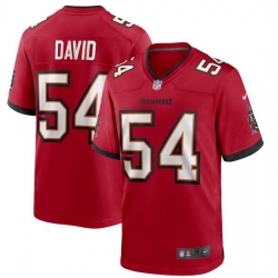 Men Nike Tampa Bay Buccaneers 54 Lavonte David Red Vapor Limited Jersey