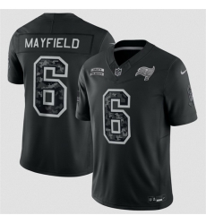 Men Tampa Bay Buccaneers  6 Baker Mayfield Black F U S E  2026 Salute to Service Limited Stitched Football Jersey