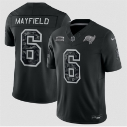 Men Tampa Bay Buccaneers  6 Baker Mayfield Black F U S E  2026 Salute to Service Limited Stitched Football Jersey