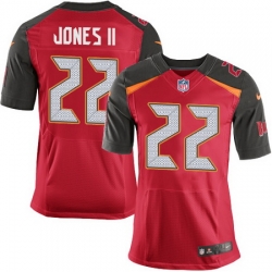 Nike Buccaneers #22 Ronald Jones II Red Team Color Mens Stitched NFL New Elite Jersey