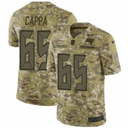 Nike Buccaneers 65 Alex Cappa Camo Men Stitched NFL Limited 2018 Salute To Service Jersey