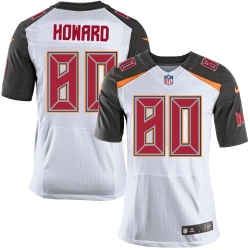 Nike Buccaneers #80 O  J  Howard White Mens Stitched NFL New Elite Jersey