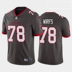 men tristan wirfs tampa bay buccaneers pewter vapor limited jersey 2020 