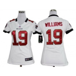 Women Nike Tampa Bay Buccaneers 19 Mike Williams White Jersey