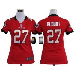 Women Nike Tampa Bay Buccaneers 27 LeGarrette Blount Red Nike NFL Jersey