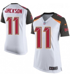 Womens Nike Tampa Bay Buccaneers 11 DeSean Jackson Game White NFL Jersey