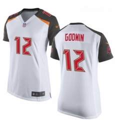 Womens Nike Tampa Bay Buccaneers 12 Chris Godwin Game White NFL Jersey