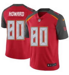 Nike Buccaneers #80 O  J  Howard Red Team Color Youth Stitched NFL Vapor Untouchable Limited Jersey