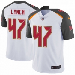 Youth Nike Tampa Bay Buccaneers 47 John Lynch White Vapor Untouchable Elite Player NFL Jersey