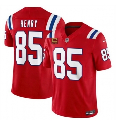 Men New England Patriots 85 Hunter Henry Red 2026 F U S E 4 Star C Pach Vapor Limited Stitched Football Jersey Men New England Patriots 85 Hunter Henry Red 2026 F U S E 4 Star C Pach Vapor Limited Stitched Football Jersey