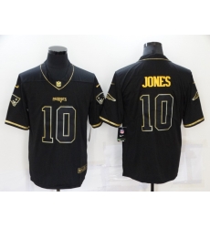 Men's New England Patriots #10 Mac Jones Black Nike Silver Inverted Legend Jersey