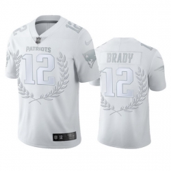 New England Patriots 12 Tom Brady Men 27 Nike Platinum NFL MVP Limited Edition Jersey