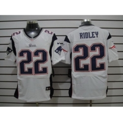 Nike New England Patriots 22 Stevan Ridley White Elite NFL Jersey