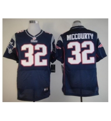 Nike New England Patriots 32 Devin Mccourty Blue Elite NFL Jersey