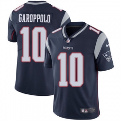 Nike Patriots #10 Jimmy Garoppolo Navy Blue Team Color Mens Stitched NFL Vapor Untouchable Limited Jersey