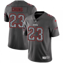 Nike Patriots #23 Patrick Chung Gray Static Mens NFL Vapor Untouchable Game Jersey