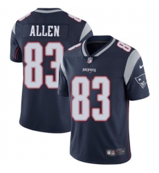 Nike Patriots #83 Dwayne Allen Navy Blue Team Color Mens Stitched NFL Vapor Untouchable Limited Jersey