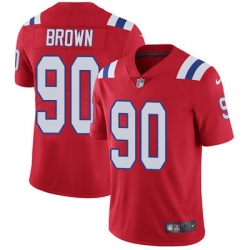 Nike Patriots #90 Malcom Brown Red Alternate Mens Stitched NFL Vapor Untouchable Limited Jersey