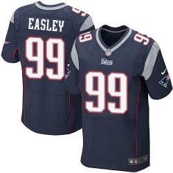 Nike Patriots #99 Dominique Easley Navy Blue Team Color Mens Stitched NFL Elite Jersey