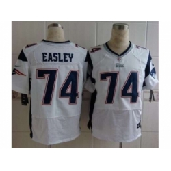 Nike new england patriots 74 Dominique Easley white Elite NFL Jersey