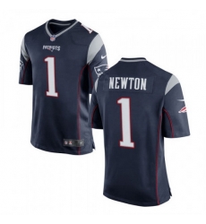 Youth New England Patriots 1 Cam Newton Nike Navy Vapor Untouchable Limited Player Jersey