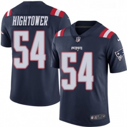 Youth Nike New England Patriots 54 Donta Hightower Limited Navy Blue Rush Vapor Untouchable NFL Jersey