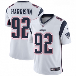 Youth Nike New England Patriots 92 James Harrison White Vapor Untouchable Limited Player NFL Jersey