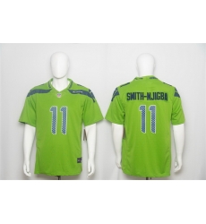 Men Seattle Seahawks  11 Jaxon Smith Njigba Green 2026 F U S E  Vapor Untouchable Limited Stitched Football Jersey
