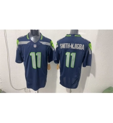 Men Seattle Seahawks  11 Jaxon Smith Njigba Navy 2026 F U S E  Vapor Untouchable Limited Stitched Football Jersey