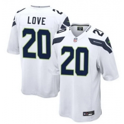 Men Seattle Seahawks  20 Julian Love White Limited Vapor Untouchable Jersey