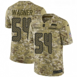 Mens Nike Seattle Seahawks 54 Bobby Wagner Limited Camo 2018 Salute to Service NFL Jersey